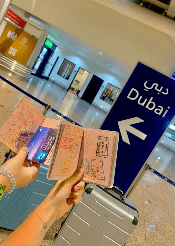 Airport departure sign