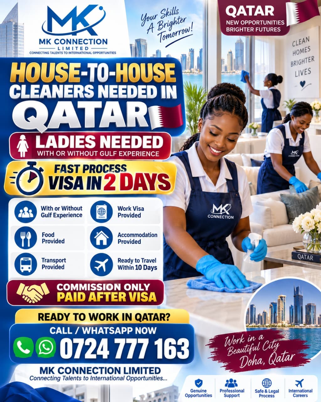 House-to-House Cleaners — Qatar